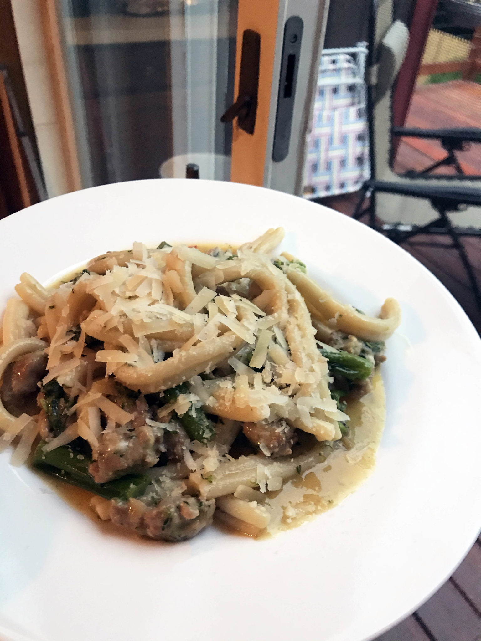 Gemelli Pasta with Sausage and Broccolini - Lilly's Fresh Pasta