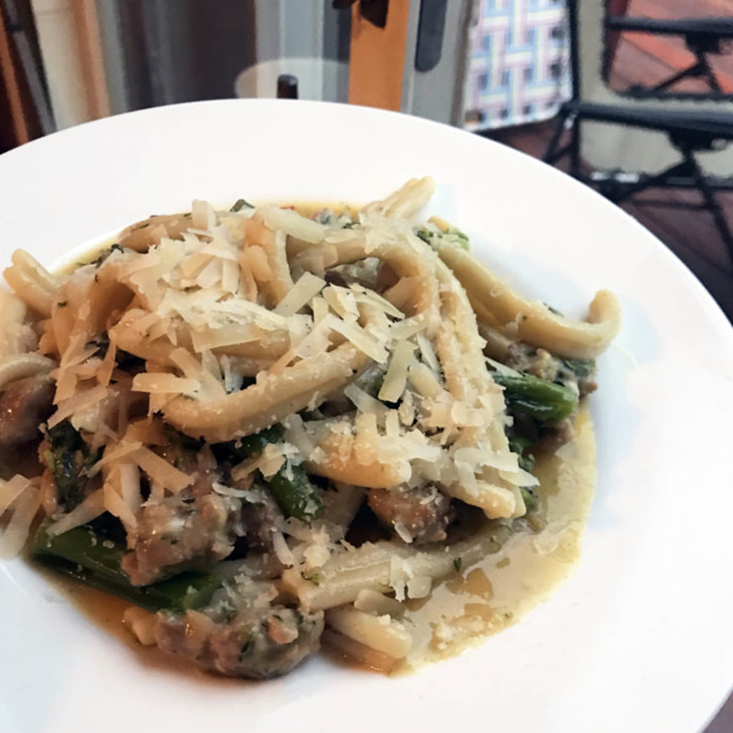 This image has an empty alt attribute; its file name is Gemelli-sausage-broccolini-768x1024.jpg