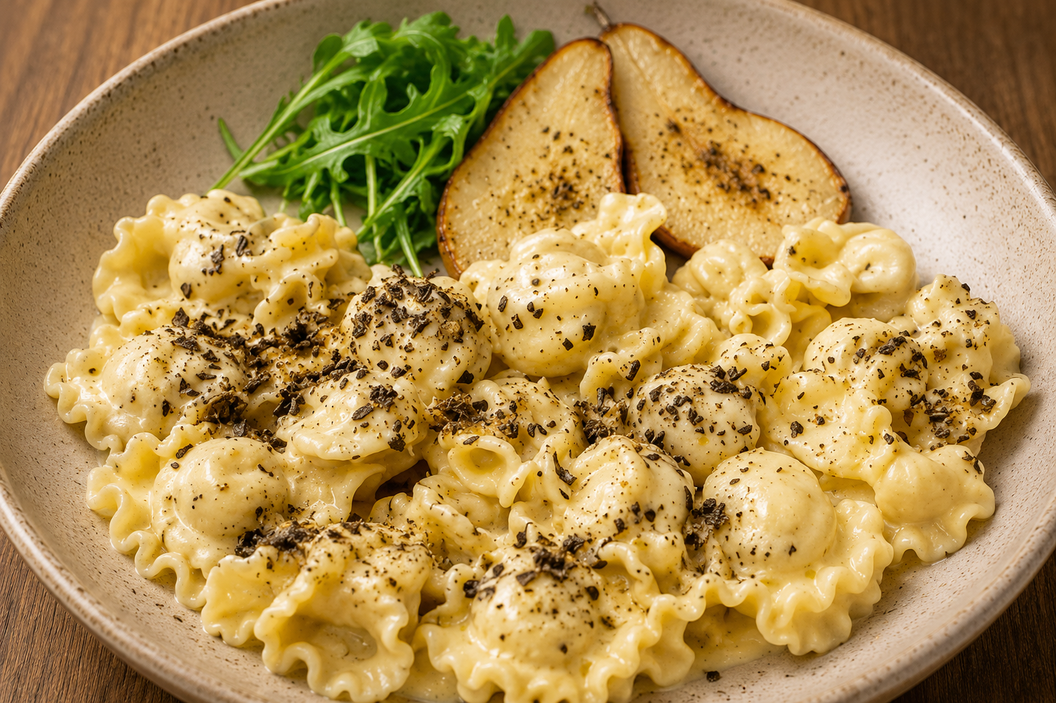 Pear and Mascarpone Nirvana dessert pasta